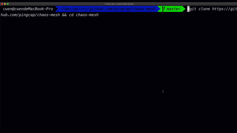 混沌实验全流程演示